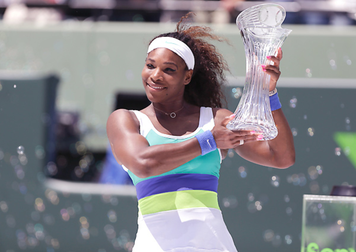 This year's Sony Open draw sets up favorably for Serena Williams to defend her title.