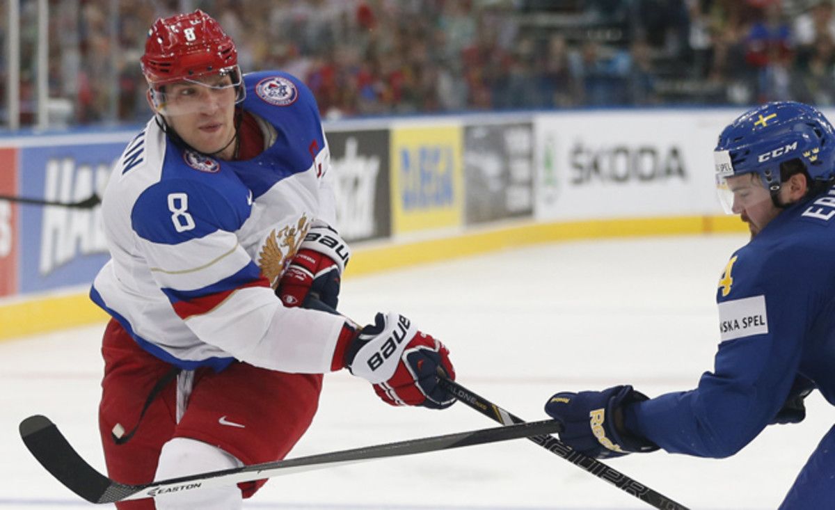 Alex Ovechkin finished with four goals and 11 points in nine games for Russia at the Worlds.