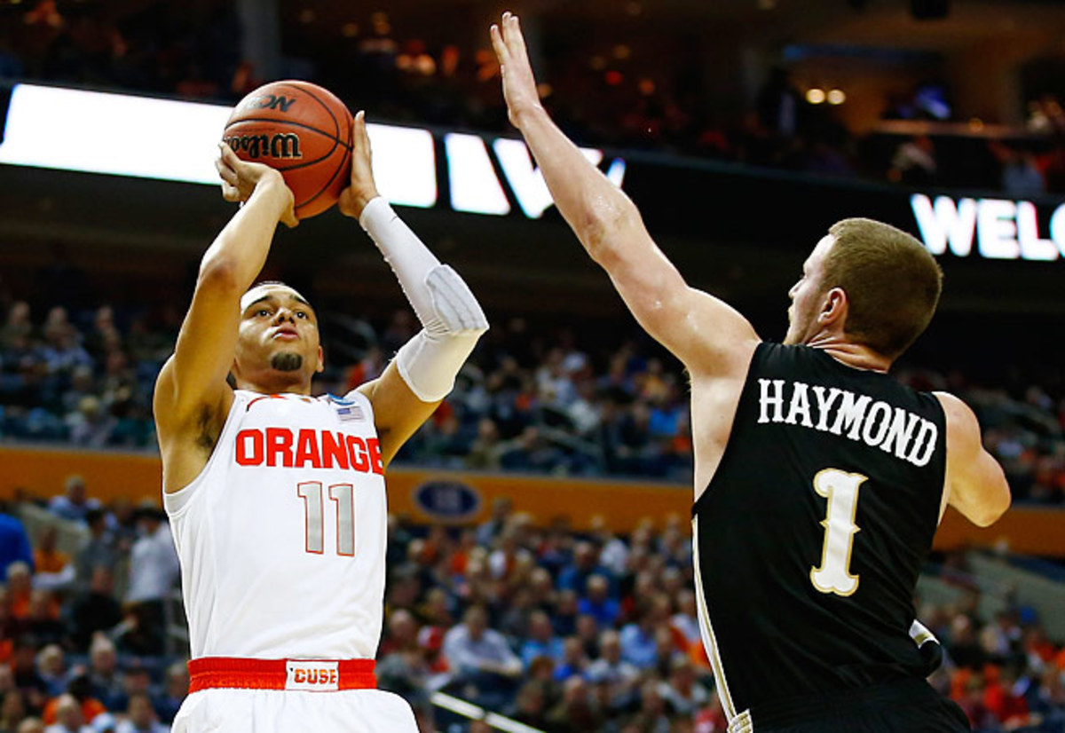 Tyler Ennis averaged 12.9 points, 3.4 rebounds and 5.5 assists for the Orange last season.