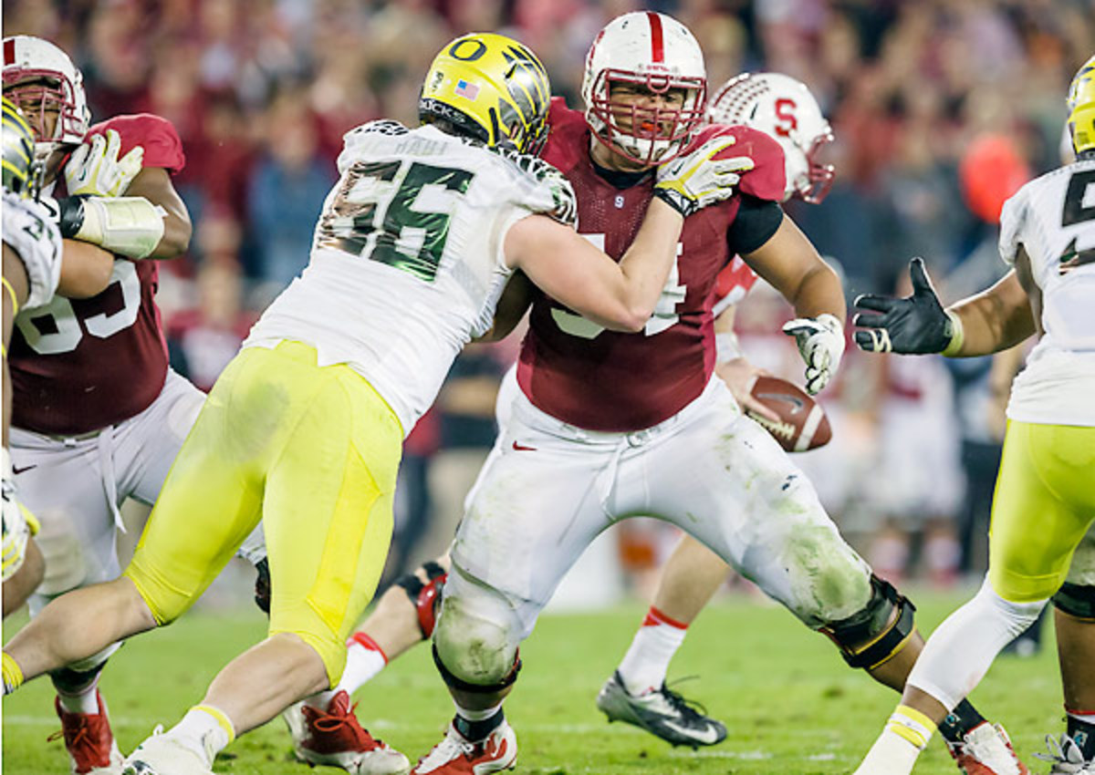 David Yankey is a two-time All-America honoree at guard for the Cardinal.