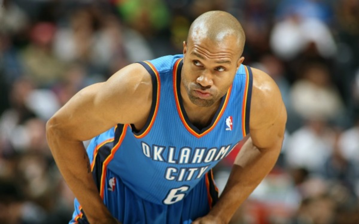 Derek Fisher has played portions of the last two seasons with the Thunder. (Kent Smith/NBAE via Getty Images)