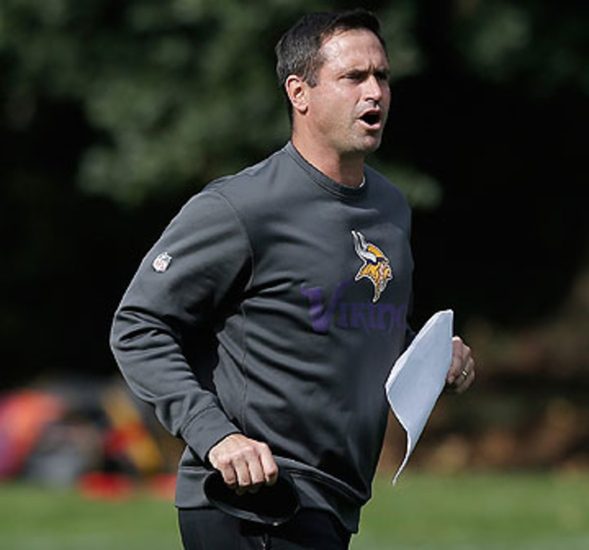 Mike Priefer was accused of making homophobic comments while working as a Vikings assistant coach. (Harry Engels/Getty Images)