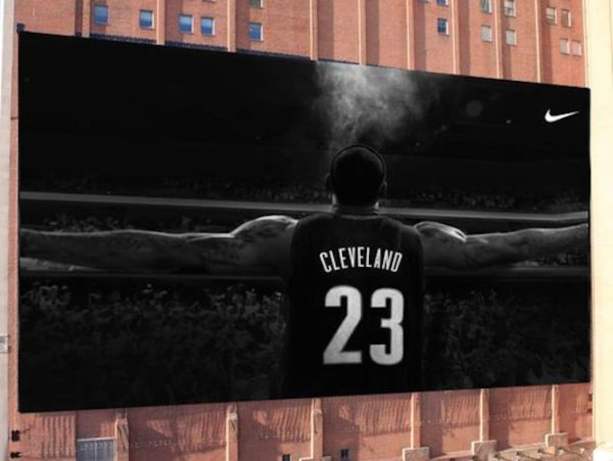 The proposed LeBron mural