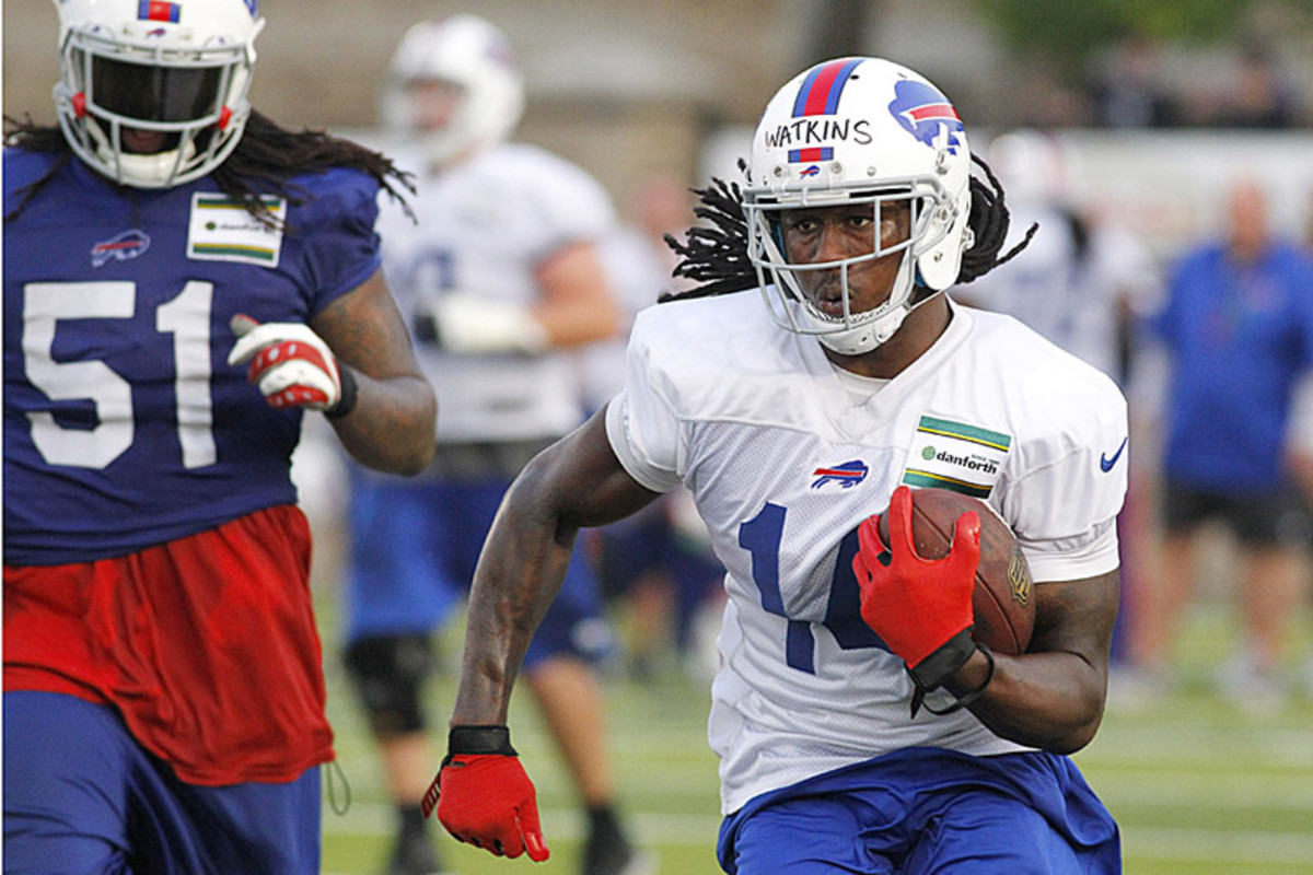 Sammy Watkins lived up to the hype at Bills camp. (Bill Wippert/AP)