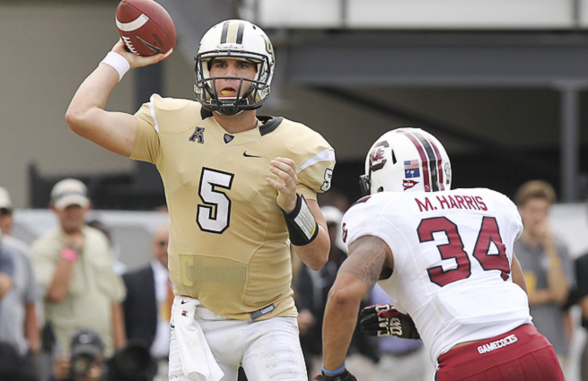 UCF QB Blake Bortles has the size and pocket-passing skills NFL teams covet these days.