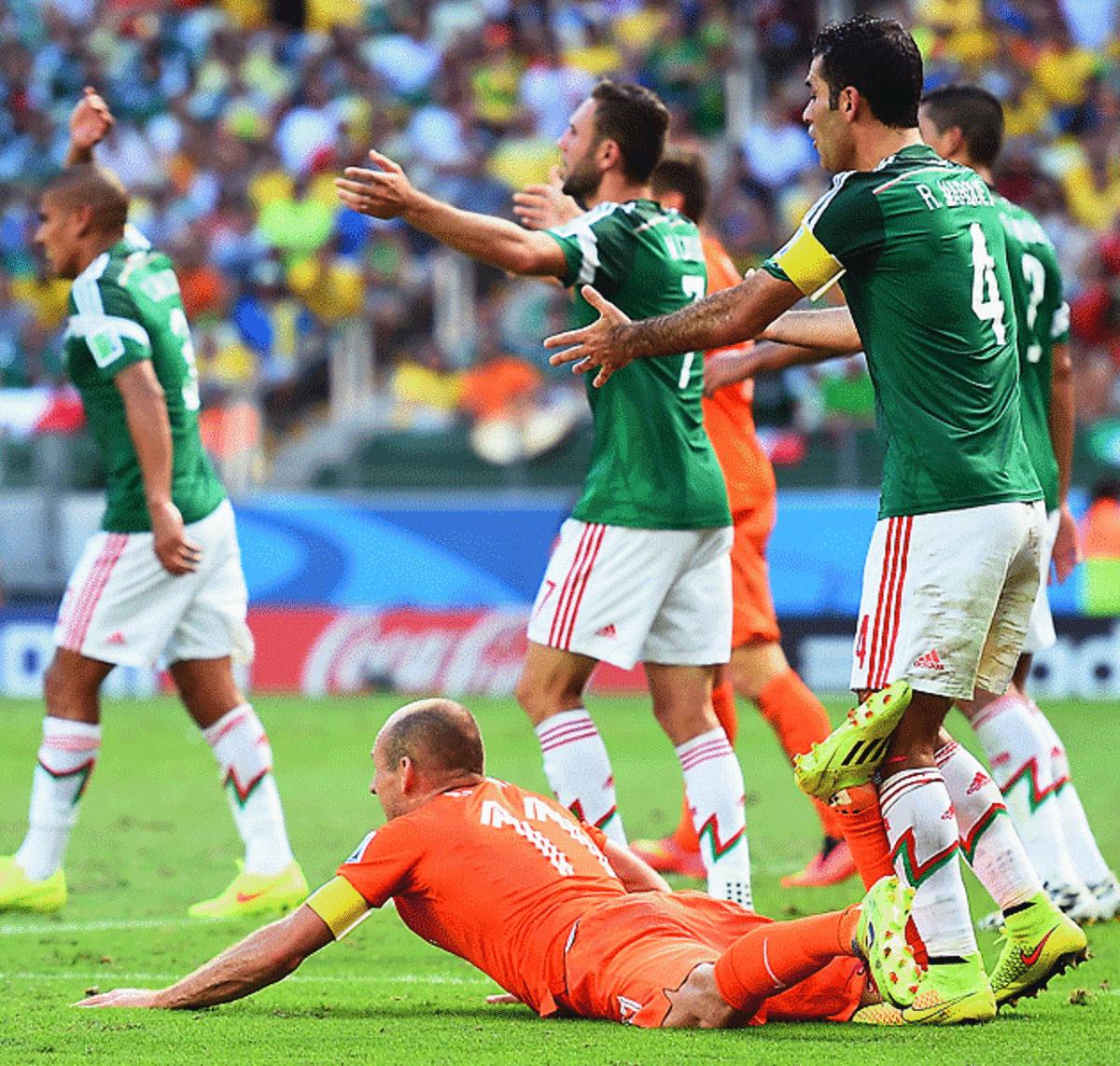 Arjen Robben's acting (though he was fouled) was all the chatter surrounding the World Cup on Sunday.
