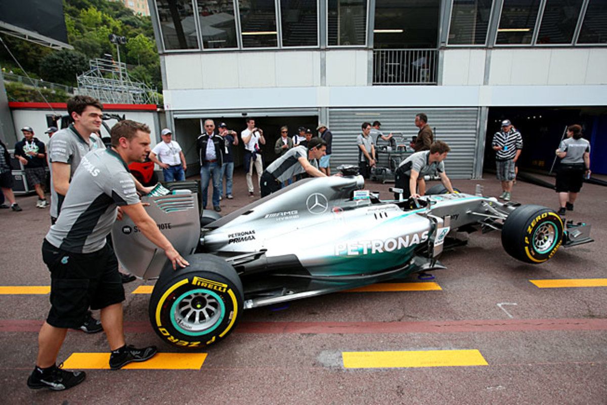 The way Mercedes has dominated F1, Lewis Hamilton's crew could push his ride and he's still win.