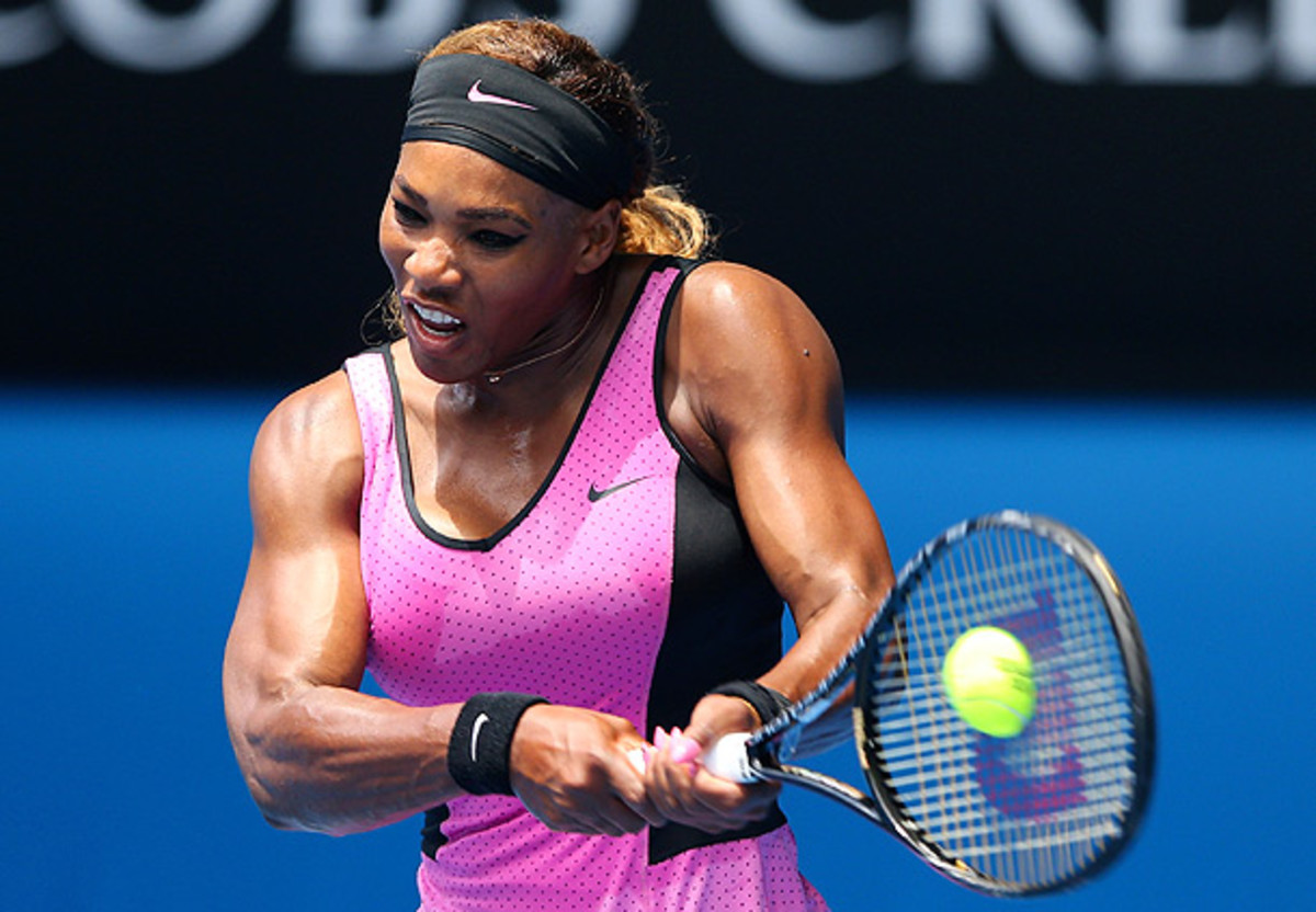Serena Williams lost in the fourth round of the Australian Open to No. 16 Ana Ivanovic. (Quinn Rooney/Getty Images)