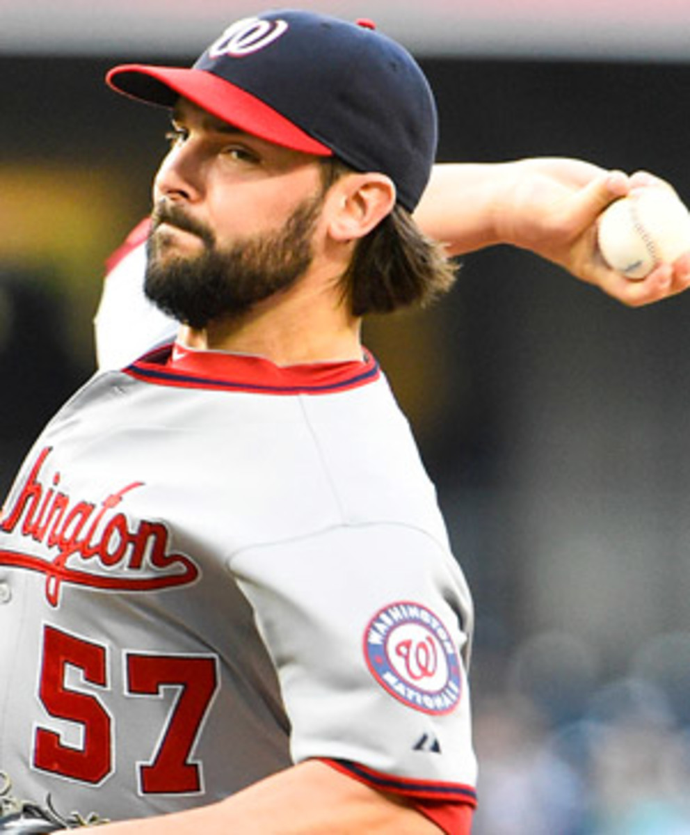 Tanner Roark has only had two blemishes so far this season and would be a strong add to your fantasy team. 
