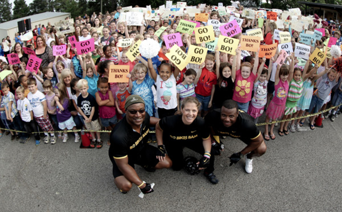 Jackson has brought other star athletes to join the cause from all over the country, including former MLB All-Star Ken Griffey, Jr. and Picabo Street, a former World Cup alpine ski racer and Olympic gold medalist.