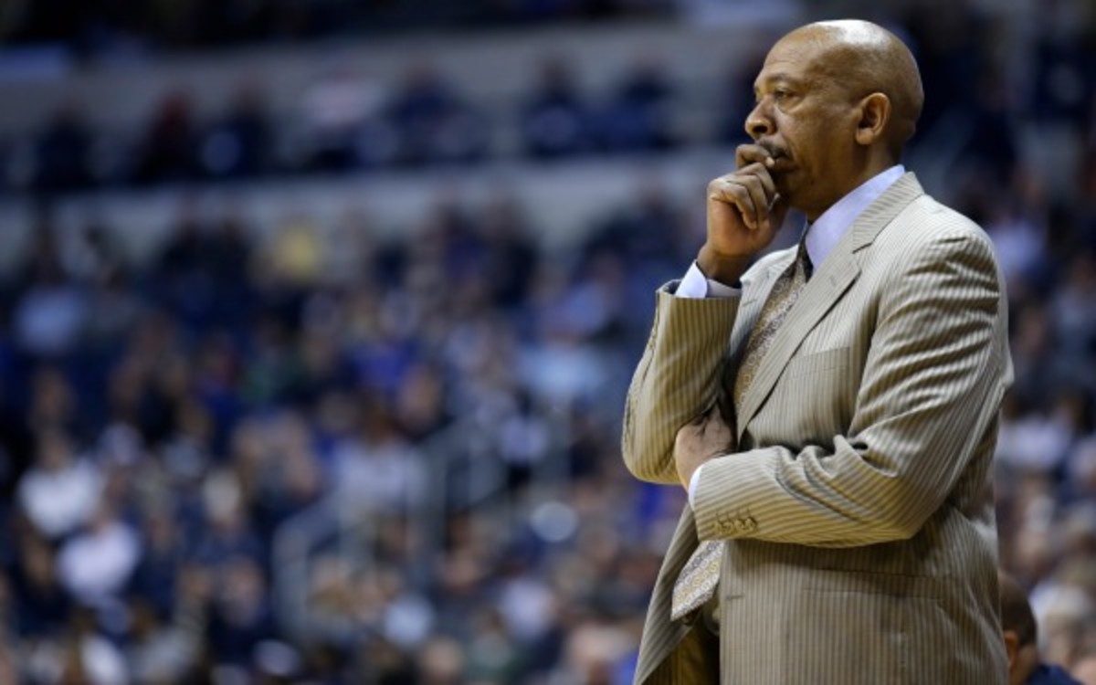 DePaul head coach Oliver Purnell has a 41-84 record in his four seasons at the school. (AP Photo/Al Behrman)