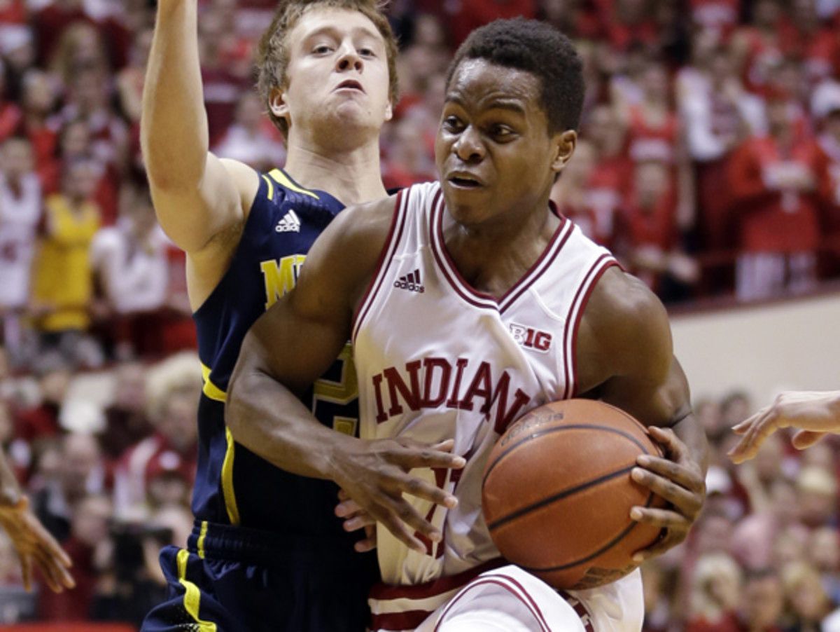 Yogi Ferrell's 27 points helped guide Indiana to a much-needed win over Michigan. (Michael Conroy/AP)