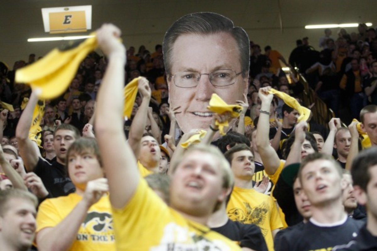 Fran McCaffery will not be in the house for his Bobblehead Night. (Matthew Hoist/Getty Images)