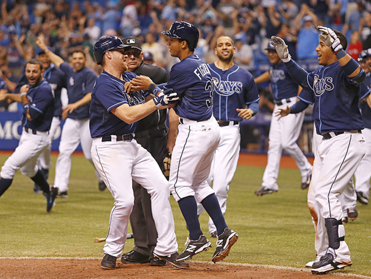 Tampa Bay got its third straight walkoff win, after beating Boston in the 15th.