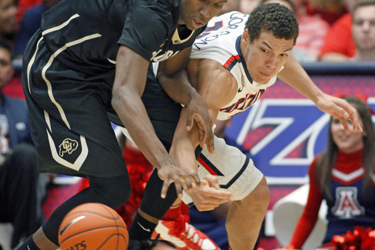Colorado was hard-pressed to beat Aaron Gordon and No. 1 Arizona to the ball on Thursday. (John Miller/AP)