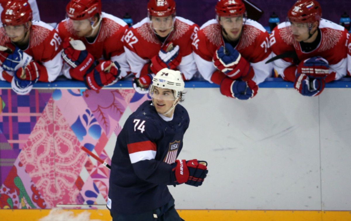 T.J. Oshie has 46 points for the Blues this season. (Chicago Tribune/Getty Images)
