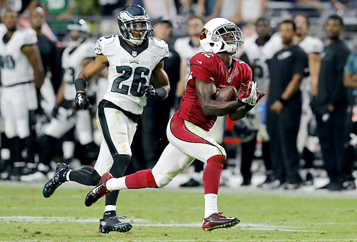Brown tracked down Carson Palmer's high-arching bomb for the game-winner. (Rick Scuteri/AP)