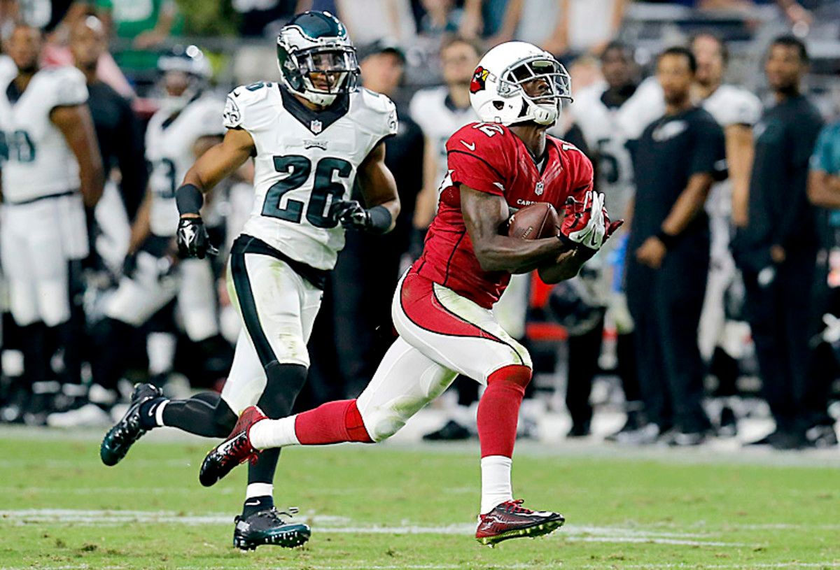 Brown tracked down Carson Palmer's high-arching bomb for the game-winner. (Rick Scuteri/AP)