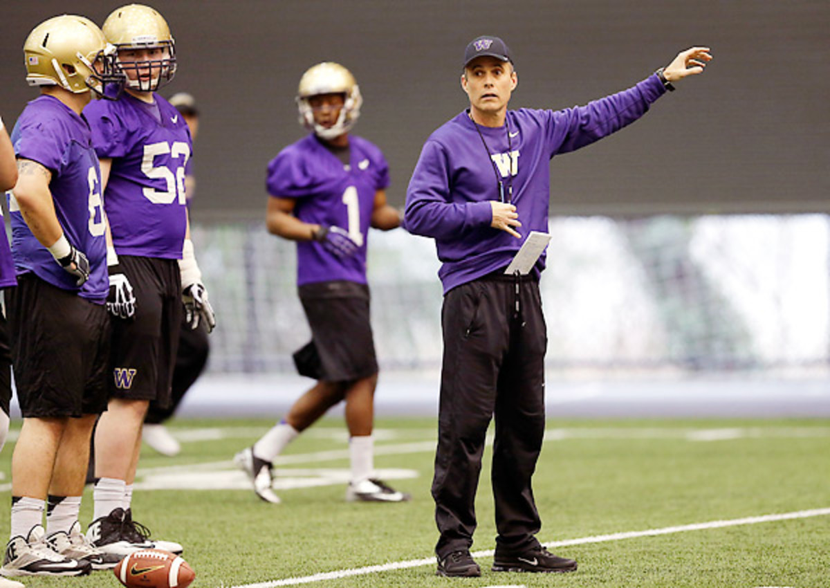 New Washington coach Chris Petersen will be in his third year with the Huskies by the time the series begins.