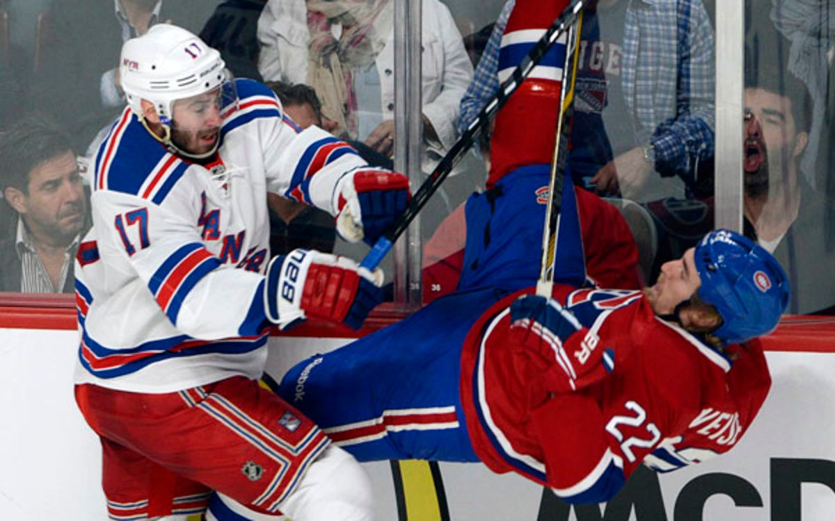 Rangers John Moore, Dale WeiseAP Photo/The Canadian Press, Ryan Remiorz)