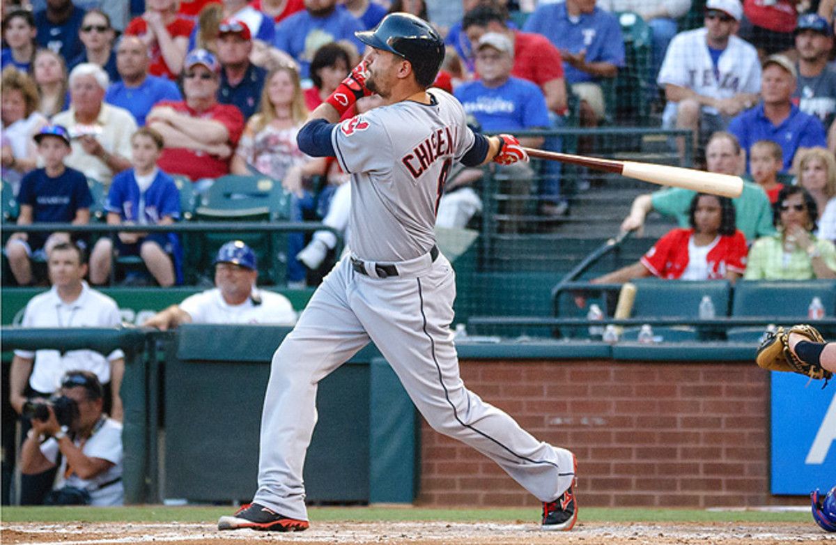 Lonnie Chisenhall had a once-in-a-career night against the Rangers, going 5-for-5 with three homers.