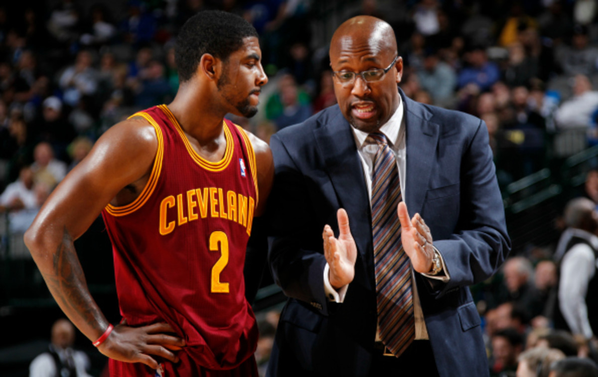 Mike Brown was fired after failing to take Kyrie Irving and the Cavs to the playoffs. (Glenn James/National Basketball/Getty Images)