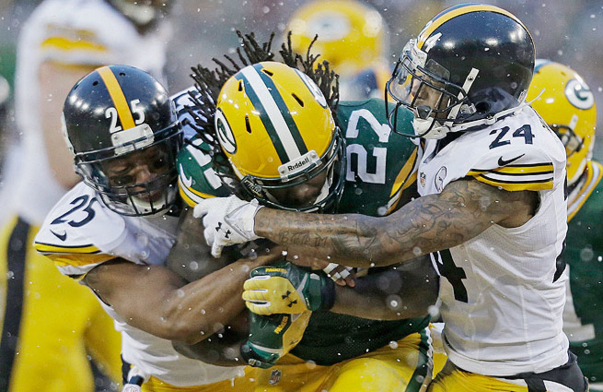 Eddie Lacy, the Packers' second-round pick, paced all rookie rushers with 1,178 yards on the ground.