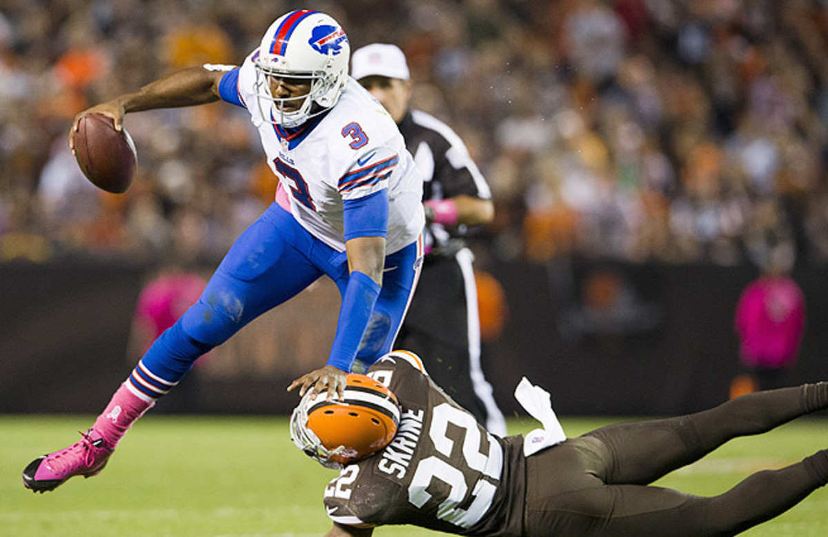 EJ Manuel, the Bills' No. 16 pick, played only 10 games in an injury-marred rookie season.