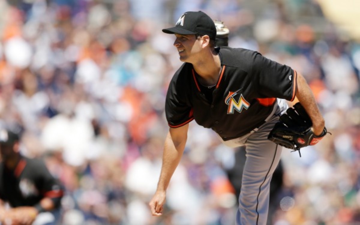 Marlins pitcher Jacob Turner has a career 5-14 record in three major league seasons. (AP Photo/Carlos Osorio) 
