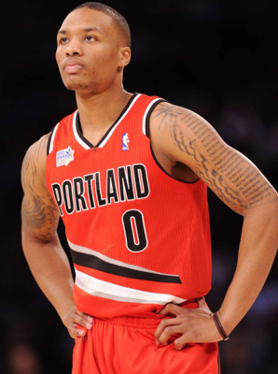 Damian Lillard is averaging 21.4 points and 5.7 assists, helping fuel the 28-9 Blazers' stunning turnaround this season.