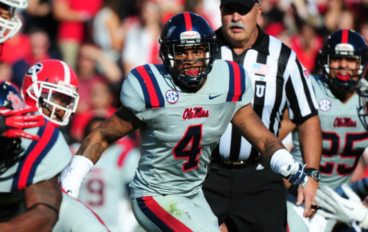 Denzel Nkemdiche is currently a redshirt sophomore at Ole Miss. (Scott Cunningham/Getty Images)