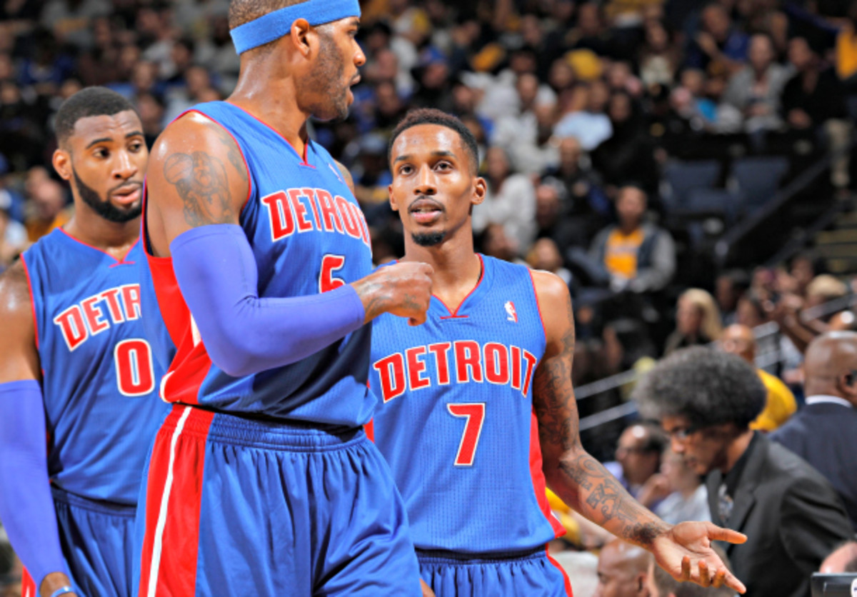 Spacing has been a problem for Detroit's pick-and-roll offense this season. (Rocky Widner/NBAE via Getty Images)