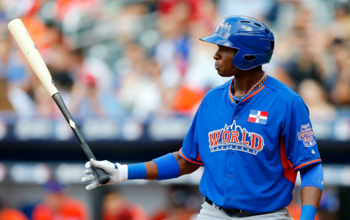 Gregory Polanco has 4 home runs and 26 RBIs in AAA ball this year. (Jim McIsaac/Getty Images)