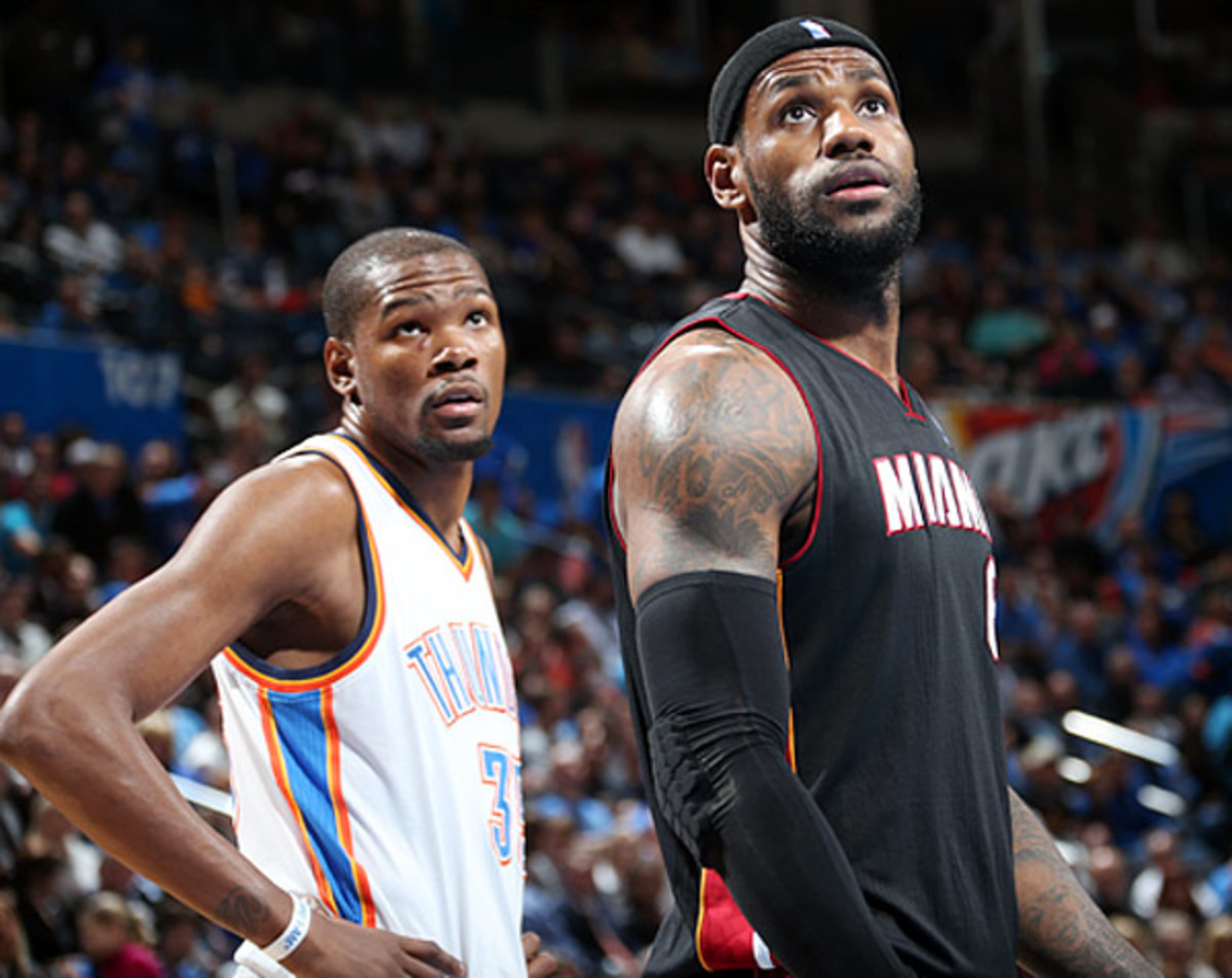 Kevin Durant and LeBron James