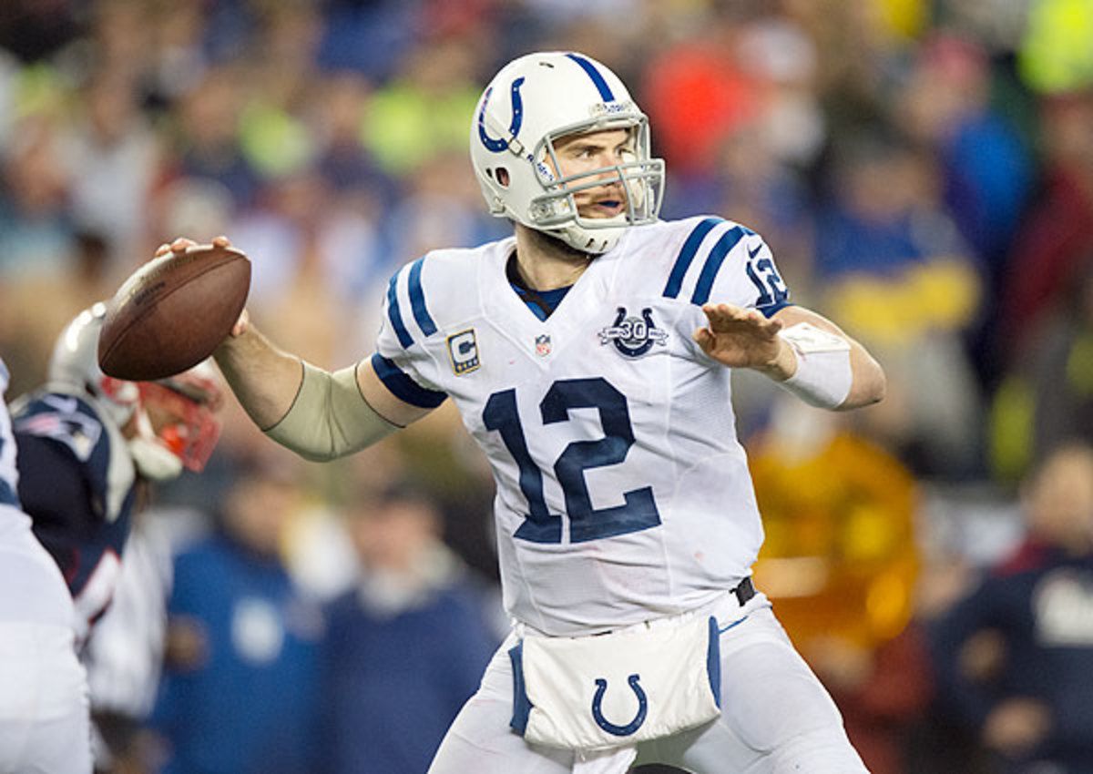 Andrew Luck not concerned with impact of Colin Kaepernick extension