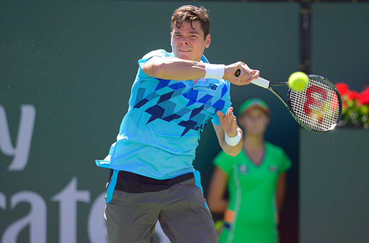 Milos Raonic has now beaten Andy Murray in three of their four career meetings. (Mark J. Terrill/AP)