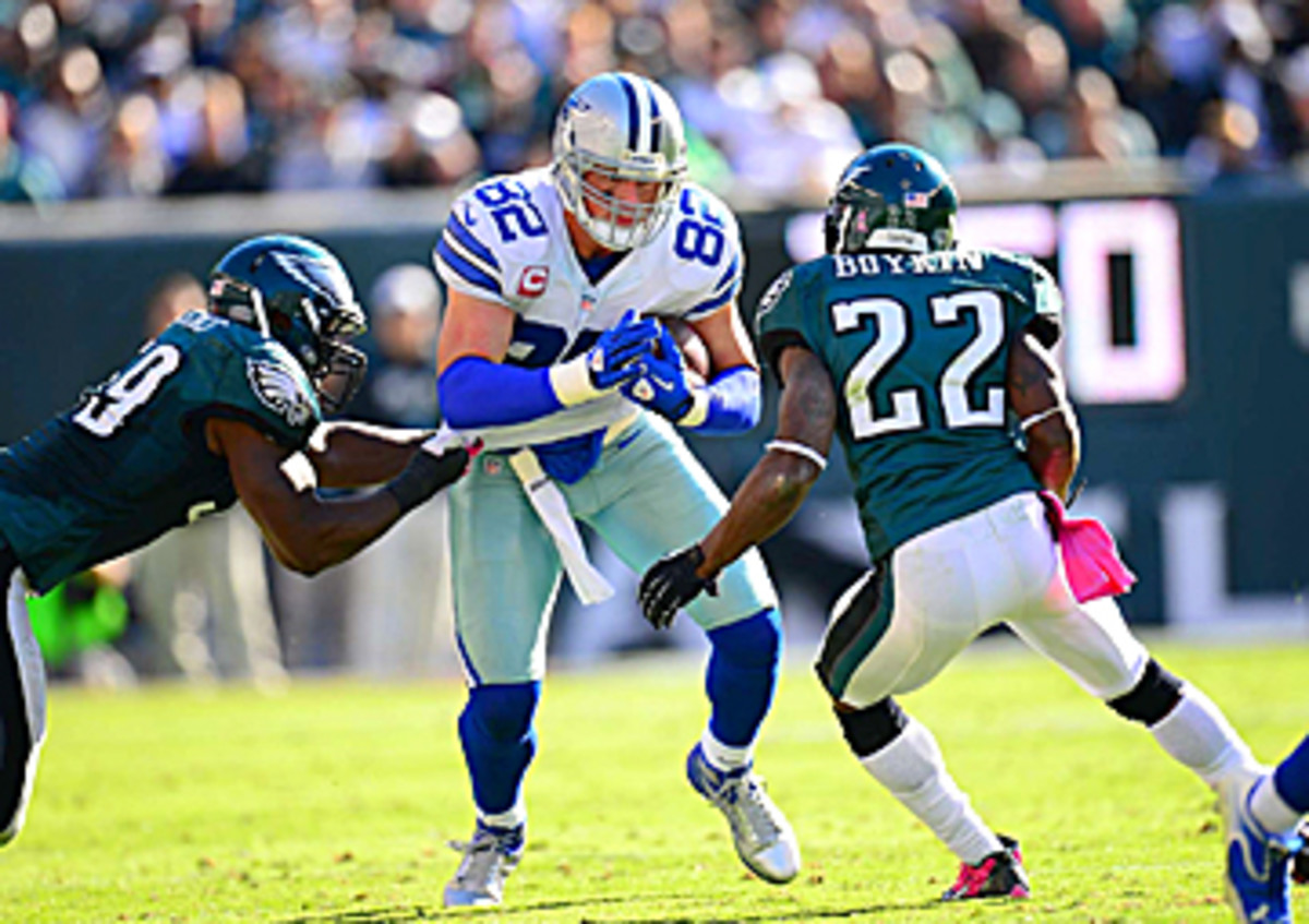Tight end Jason Witten still demands plenty of attention from defenses. (Al Tielemans/Sports Illustrated)
