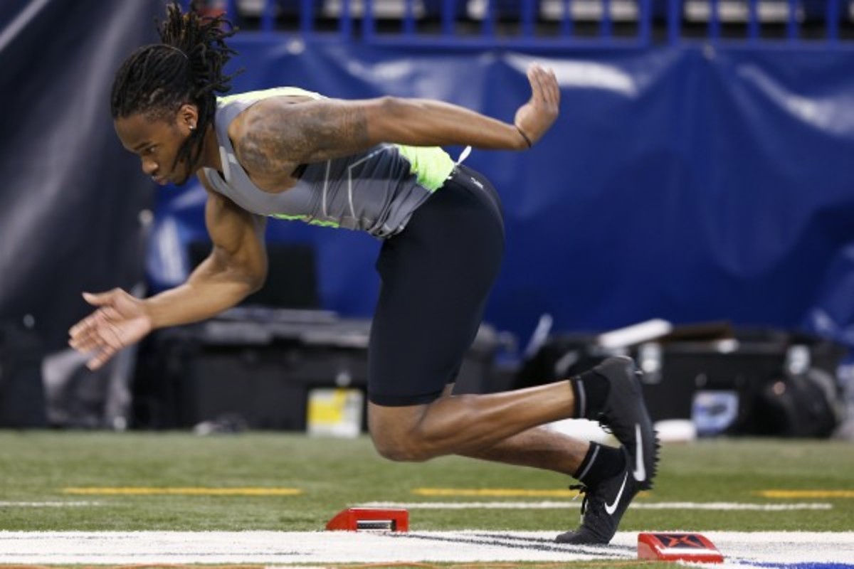 Bradley Roby left Ohio State after his junior year in order to declare for the NFL Draft. (Joe Robbins/Getty Images)