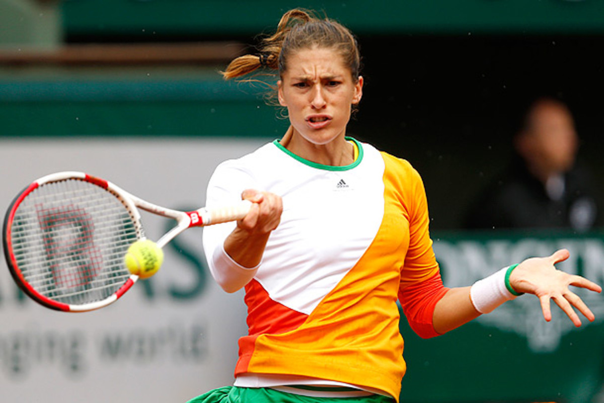 Petkovic has battled injuries and adversity to once again achieve a high ranking on the women's tour. (Darko Vojinovic/AP)