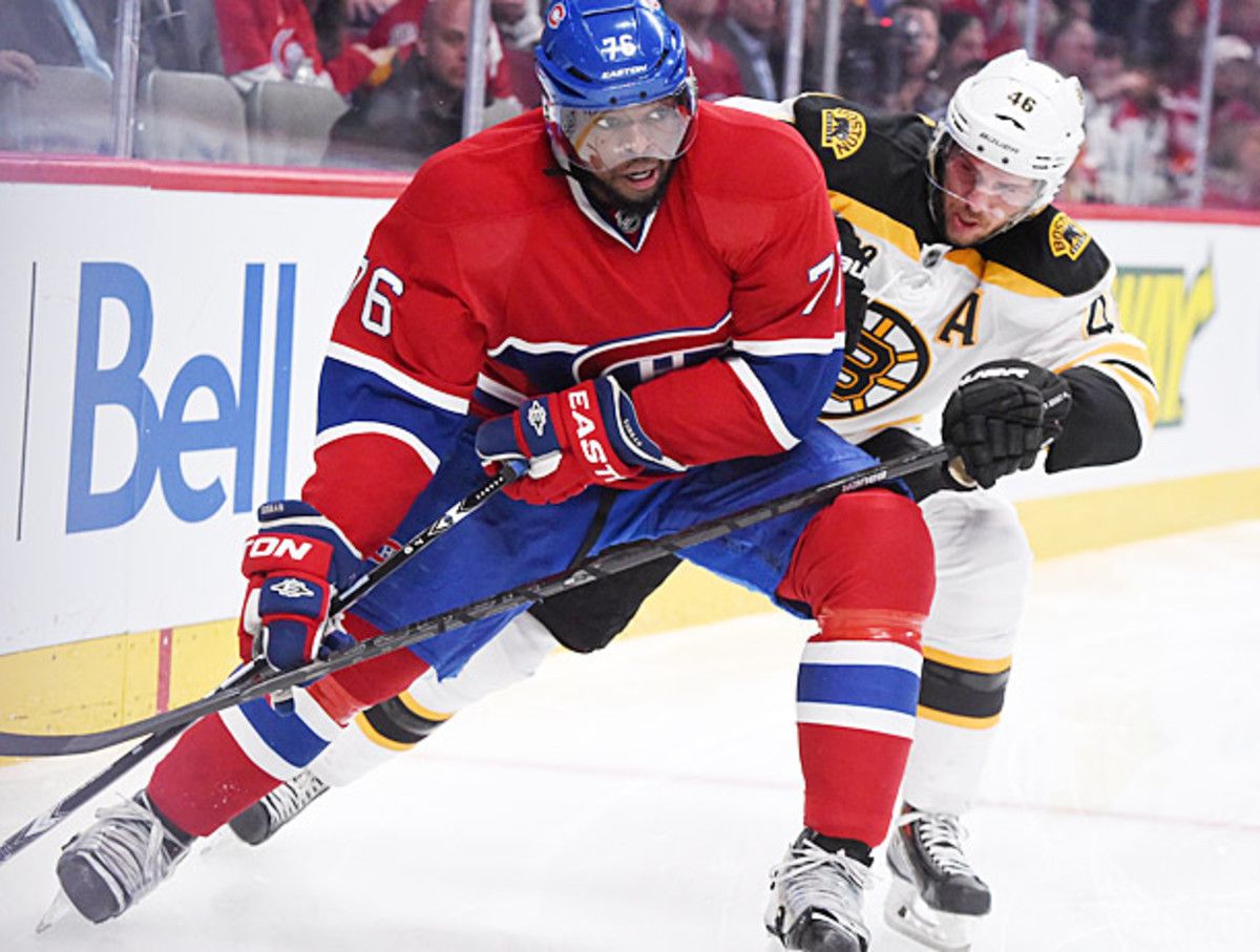 P.K. Subban and David Krejci