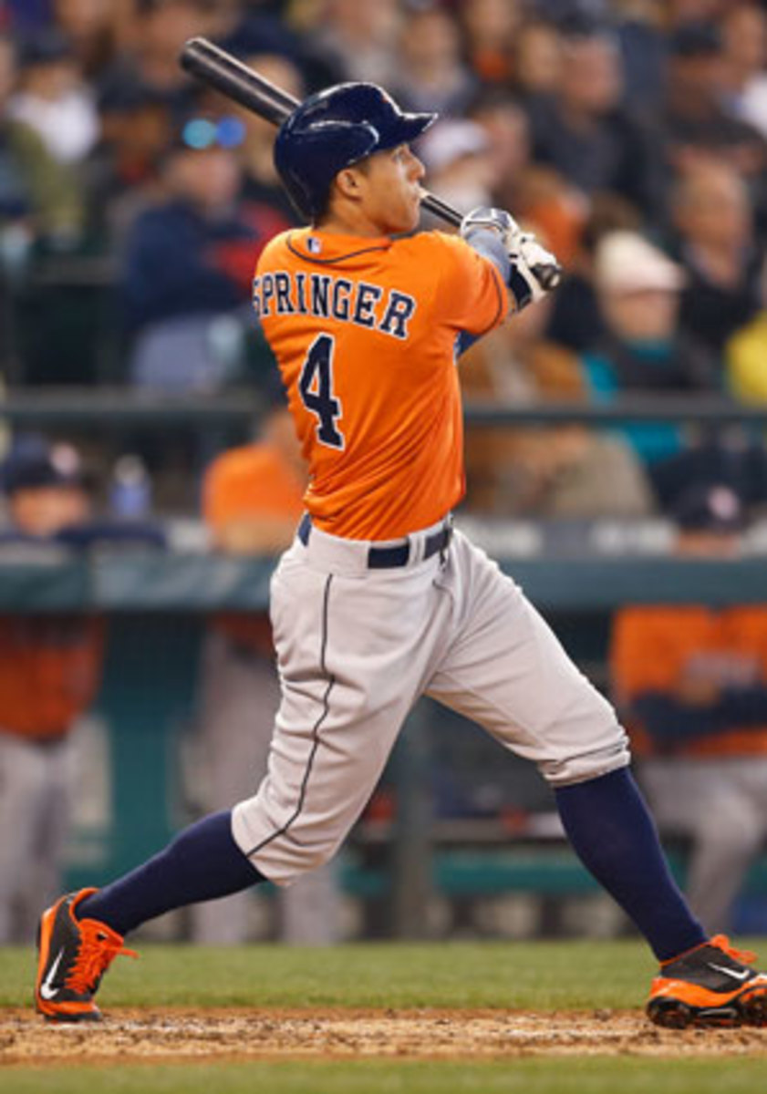 After a slow start, Astros OF George Springer has four home runs in his last three games.