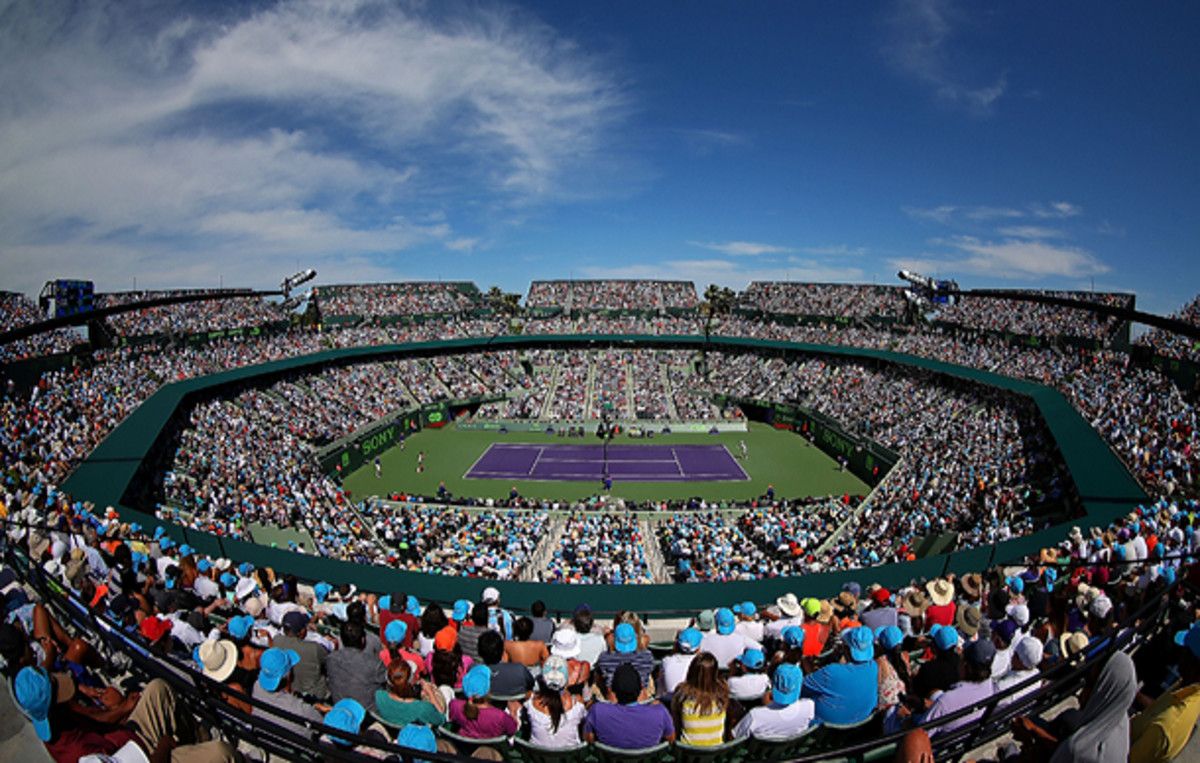 A view of the Stadium in Key Biscayne. (Mike Ehrmann/Getty Images)