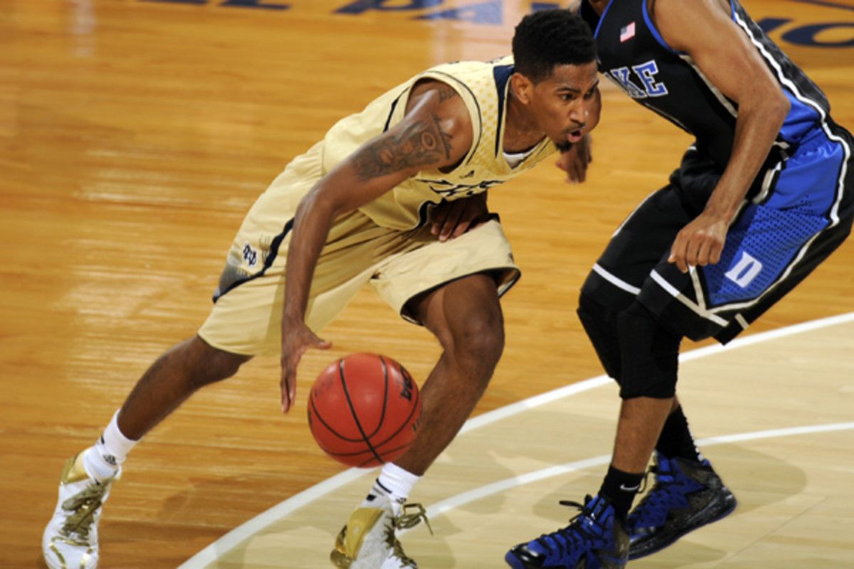 Eric Atkins took over as Notre Dame's leader, inspiring a takedown of No. 7 Duke. (Joe Raymond/AP)