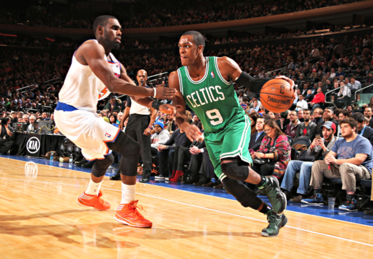Expect Rajon Rondo's name to come up plenty as the trade deadline nears. (Nathaniel S. Butler/NBAE via Getty Images)