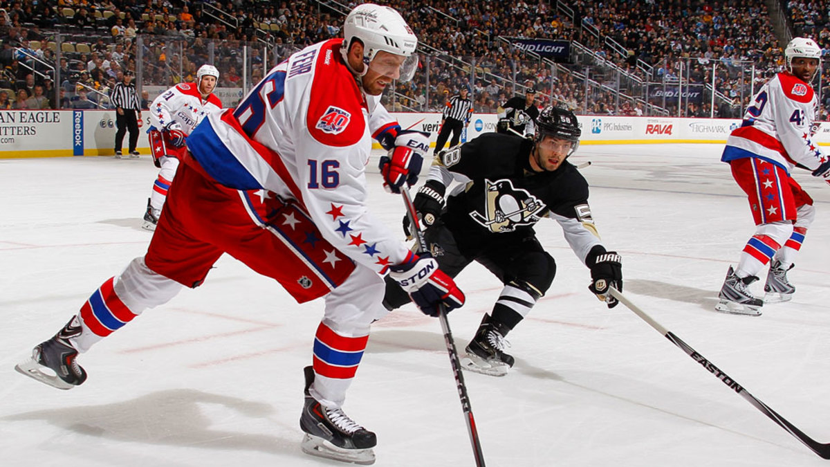 Eric Fehr scores twice as Washington Capitals beat Pittsburgh Penguins
