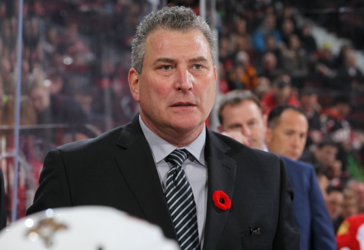 Peter Horachek coached the Panthers' San Antonio farm team before his November promotion. (Andre Ringuette/NHL/Getty Images