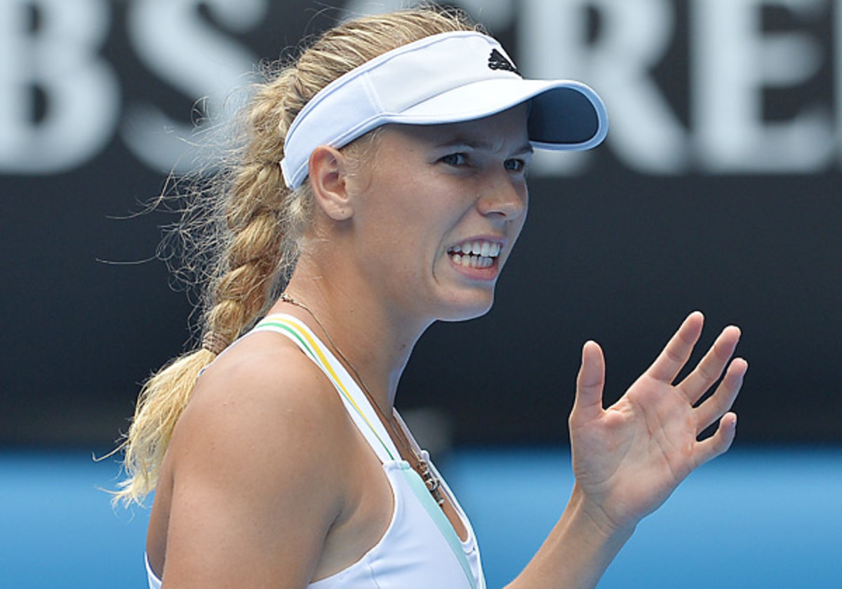 Caroline Wozniacki has parted ways with relatively new coach Thomas Hogstedt after a mere two tournaments. (Paul Crock/AFP/Getty Images)