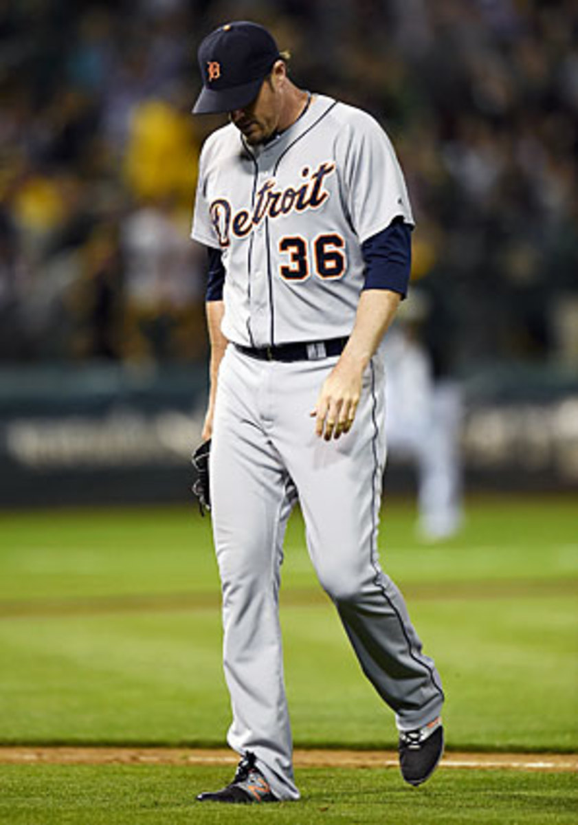 Tigers closer Joe Nathan blew his fourth save of the season in Wednesday's loss to the A's.