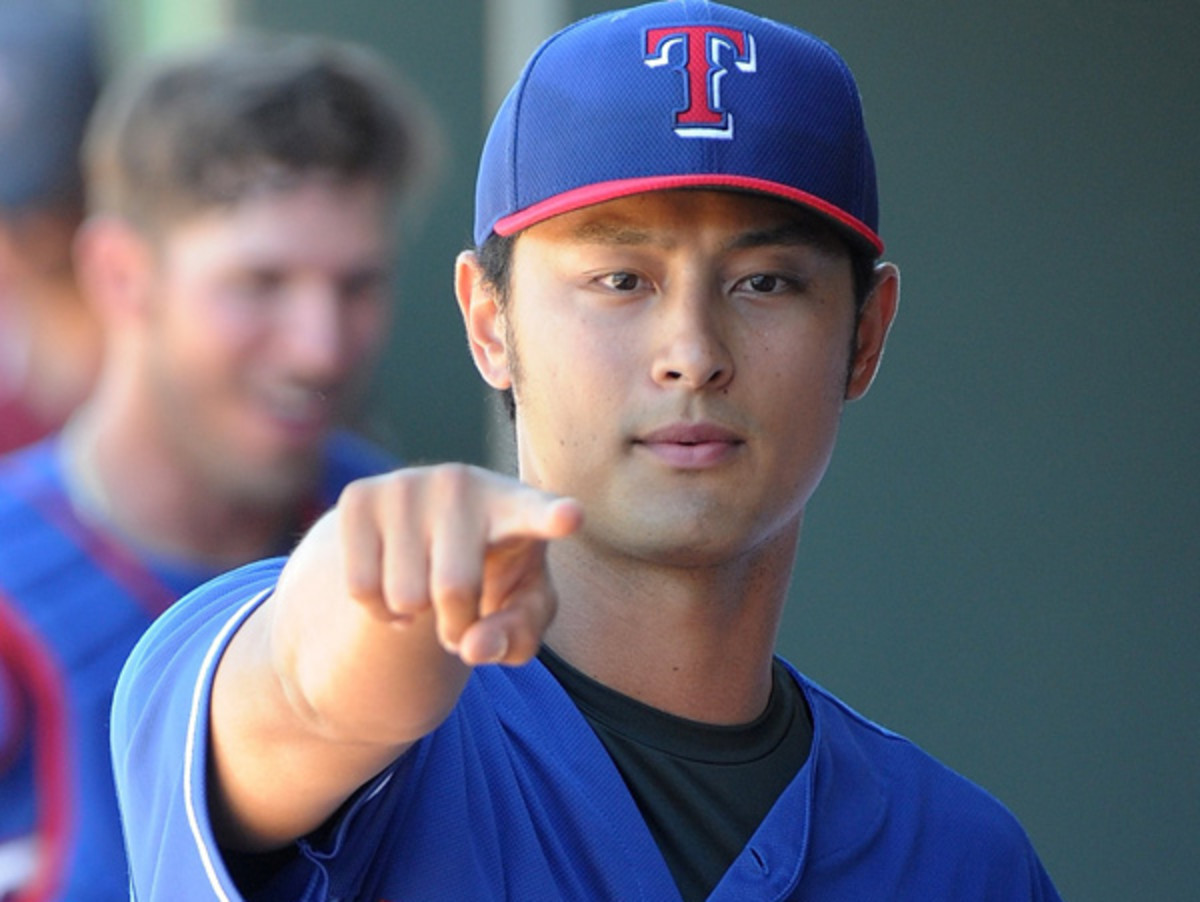 Yu Darvish wants YOU to replace him in Texas' rotation. (Lisa Blumenfeld/Getty Images)