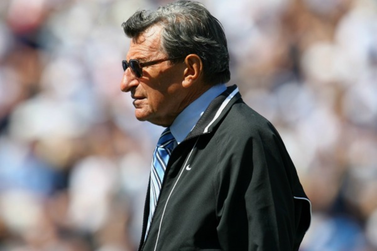 The family of legendary Penn State coach Joe Paterno is suing the university. (Ned Dishman/Getty Images)